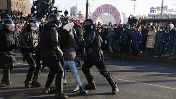 Navalny quedó detenido apenas regresó