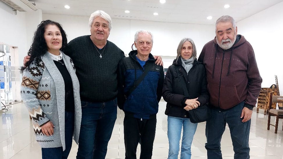 Esmeralda Morey, Benjamín Airaudo, Jorge Bassano, Silvia Ortiz y Hugo Daivez