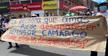 Manifestaciones en la sede de