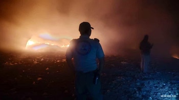 Incendio en Tequila. (Protección Civil