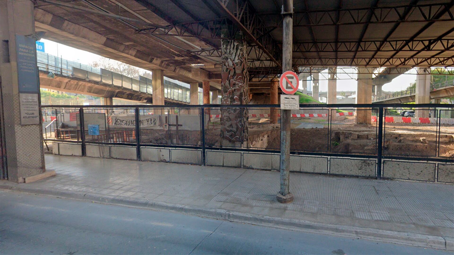 El ex centro clandestino de detención Club Atlético, donde operó el ex agente penitenciario Héctor