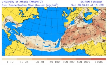 Cada año el polvo del