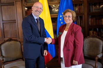 La canciller Rosa Villavicencio y