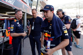 Checo tuvo un accidente que