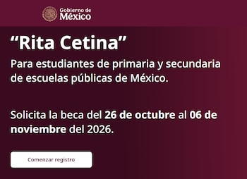 El portal oficial de registro cuenta con los siguientes elementos.
(Captura de pantalla)
