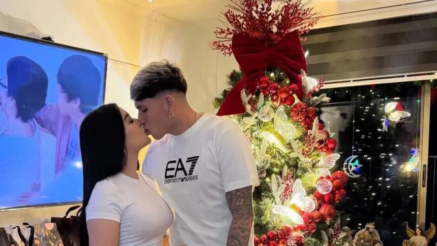Carlos Palacios y su novia hicieron un anuncio muy especial en Navidad
