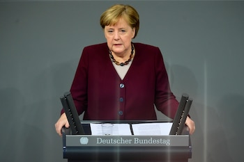 La canciller alemana, Angela Merkel,