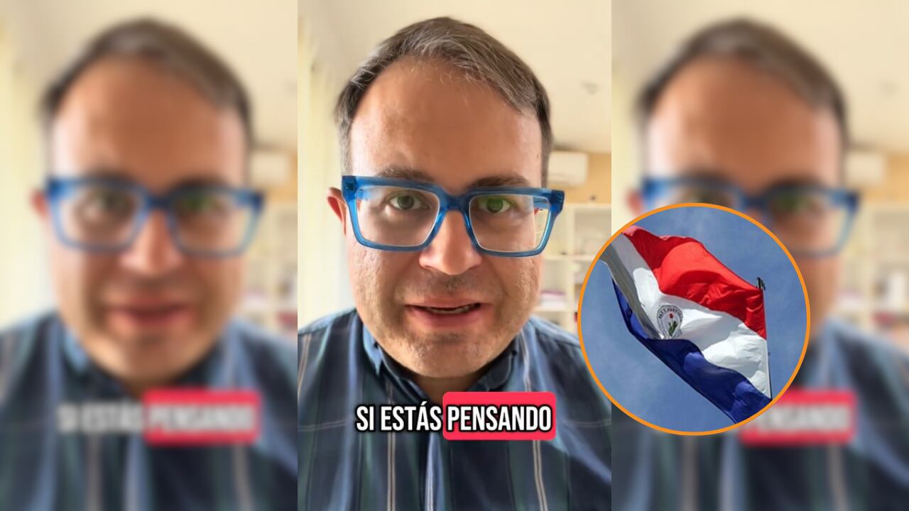 Un español en Paraguay explica cómo es el sistema sanitaria en el país (Montaje Infobae con imágenes de @vivirenparaguay/TikTok y Europa Press)