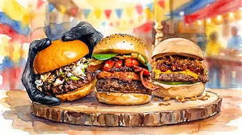 Con su récord de participación y ventas, Burger Master 2026 se consolida como referente de la gastronomía, mientras los ganadores celebran el reconocimiento y el público espera la próxima edición - crédito VisualesIA Infobae