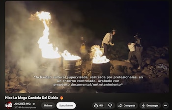 Las imágenes de explosiones provocadas