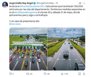 Estas son las indicaciones del gobernador Jorge Emilio Rey - crédito JorgeEmilioRey/X