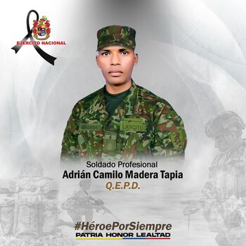 El soldado fue asesinado por