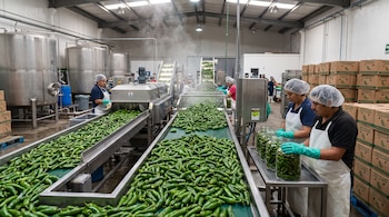 Cofepris responde a alerta de EU y descarta Salmonella en jalapeños mexicanos. (Imagen generada con IA)