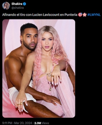 Publicación de Shakira - crédito