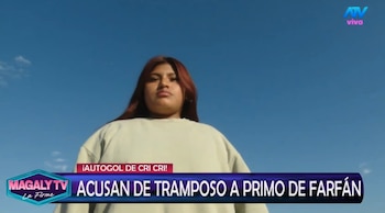 Exponen presunta doble vida sentimental de ‘Cri-Cri’: mujer asegura que él negaba a su esposa. Captura: Magaly TV La Firme.