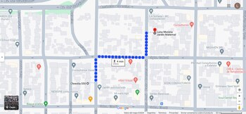 El mapa que muestra la