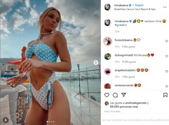 (Captura: @irinabaeva/Instagram)