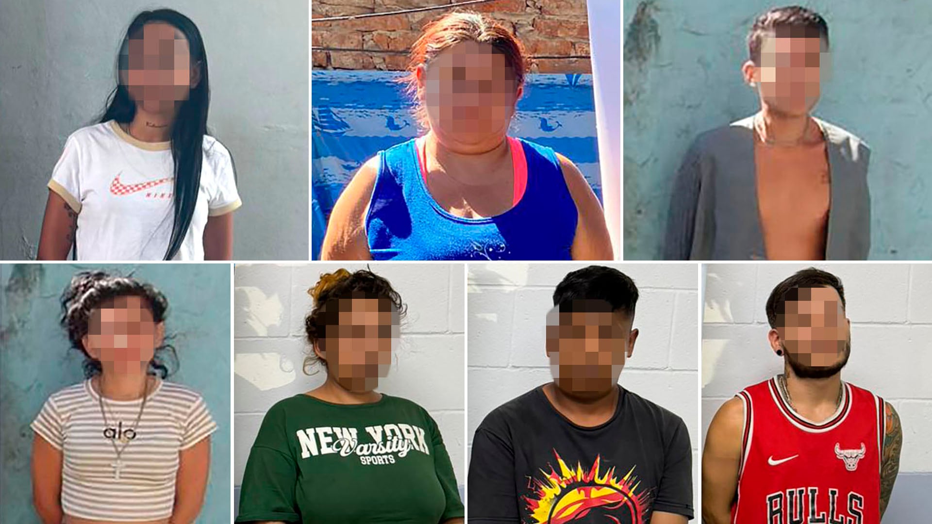 Los miembros de la banda narco