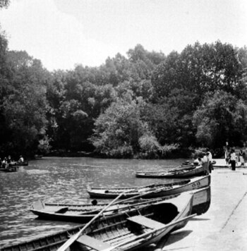 Embarcadero de Chapultepec. (Foto: Mediateca/INAH)