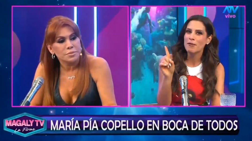 María Pía Copello revela quién, según ella, estaría cerca de llegar a ATV y Magaly responde al instante. Captura: Magaly TV La Firme.