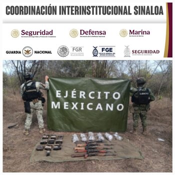 Objetos asegurados tras la agresión