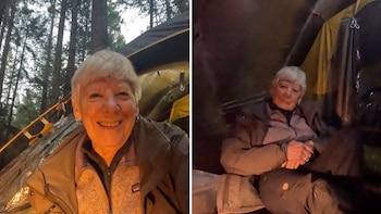 La vida nómada de una jubilada de 78 años