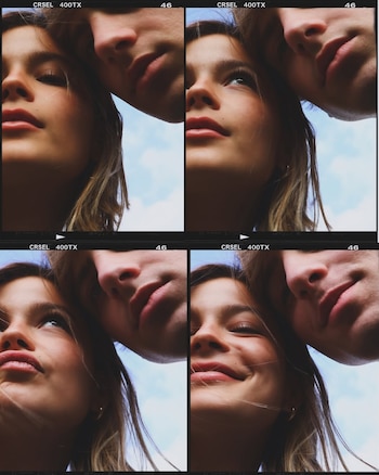 Muna se animó a compartir una foto con el rostro de su pareja