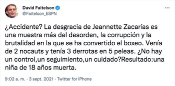 Foto: Twitter @Faitelson_ESPN