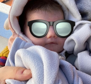 Abril, la hija de Macarena