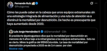 Fernando Ruiz criticó el trabajo