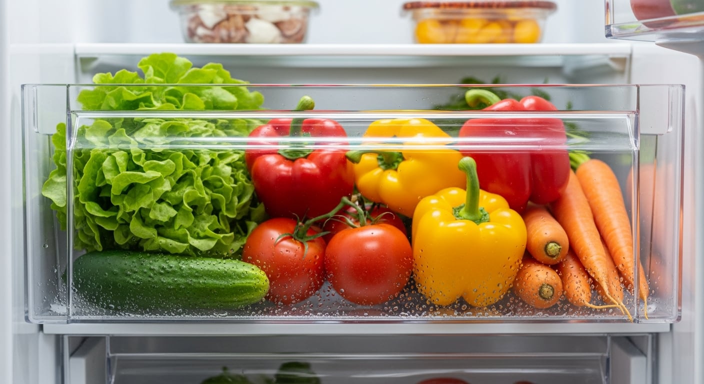 Configurar correctamente la humedad en los cajones de la heladera evita el deterioro prematuro de los alimentos frescos (Imagen Ilustrativa Infobae)