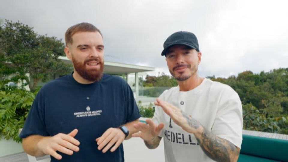 Ibai Llanos conoció la casa de J Balvin durante su paso por Colombia y tuvo una charla exclusiva con el cantante paisa - crédito @ibai/YouTube