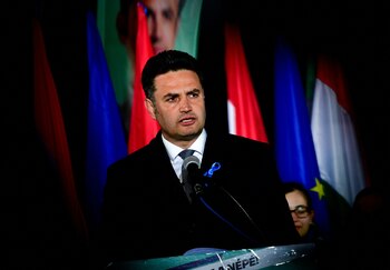 El candidato de la oposición