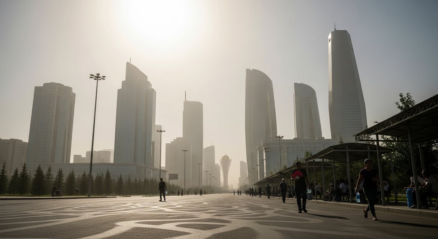 Récord de calor en Astaná genera preocupación por el futuro climático