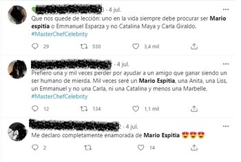 Reacciones MasterChef Celebrity Colombia 2021.
