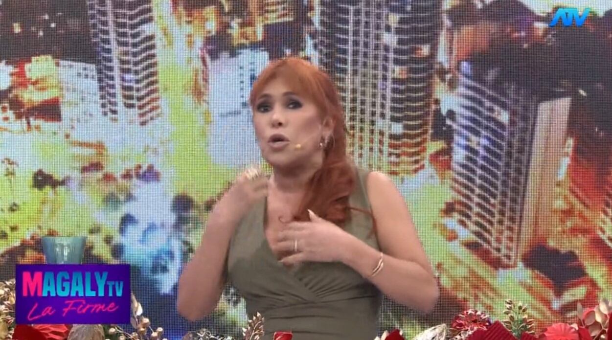 Magaly cuestiona a Johana Cubillas por su distanciamiento con su padre y le advierte: “No hagas que tus hijos repitan tu patrón”. Infobae Perú / Captura TV - Magaly TV La Firme