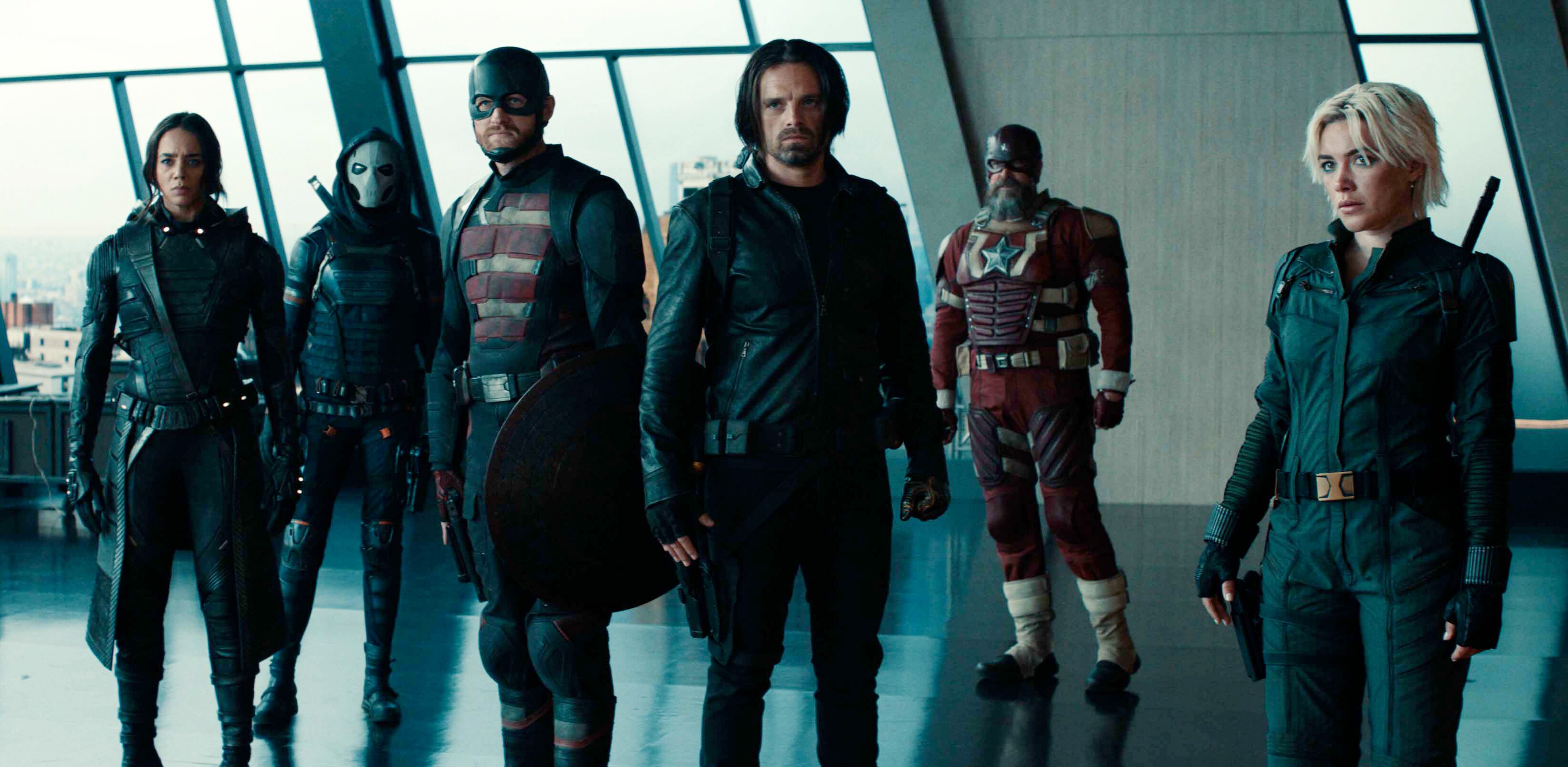 Thunderbolts introduce un elenco renovado, liderado por Florence Pugh, que consolida el recambio generacional en Marvel Studios(Disney-Marvel Studios vía AP)