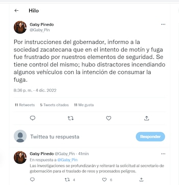 El intento de motín fue