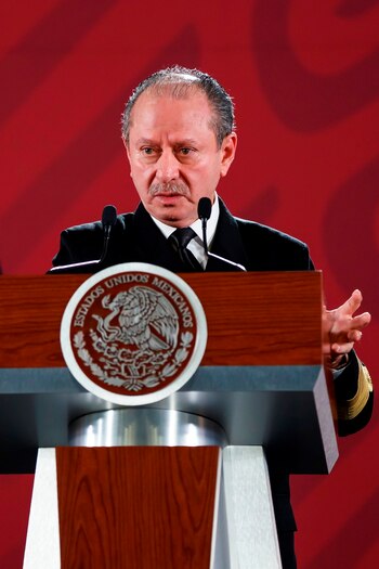 Rafael Ojeda, durante un acto protocolario en Ciudad de México (Foto: EFE)