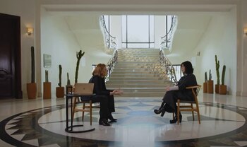 Entrevista con Sabina Berman en Los Pinos. (Captura de pantalla)