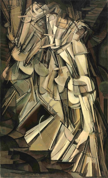 Marcel Duchamp, "Desnudo bajando una