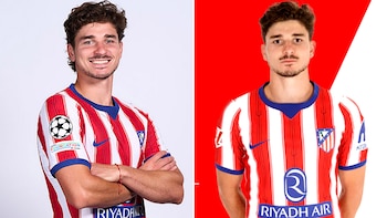 El rotundo cambio de Julián Álvarez en una foto presentación del Atlético de Madrid tras quedarse en el club