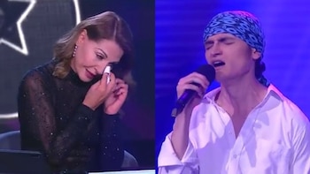 Amparo Grisales se conmovió en