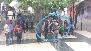 El grupo marcado que respondería