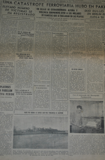 La tapa del diario La