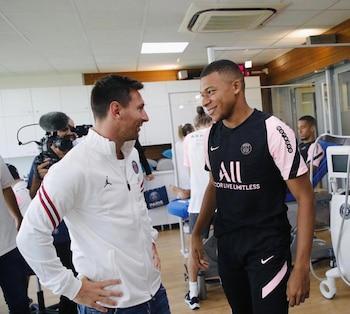 Lionel conoció a Kylian Mbappé