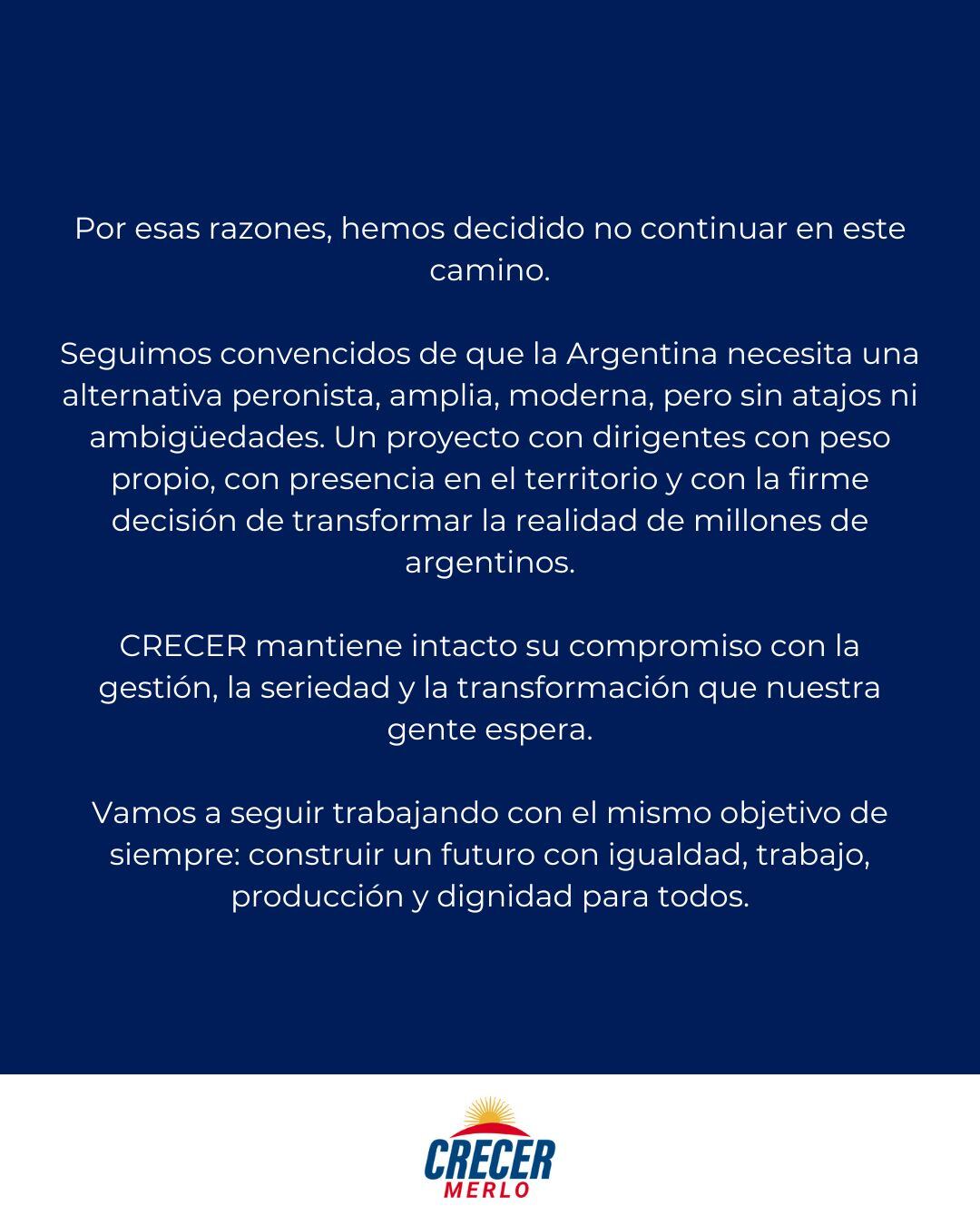 Othacehé expresó que una propuesta transformadora debe tener federalismo y presencia territorial