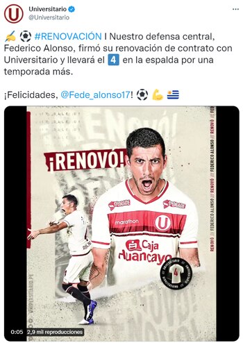 Renovación Federico Alonso