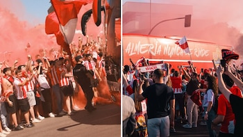 La afición del Almería.