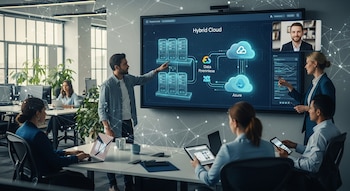 La nube híbrida permite a